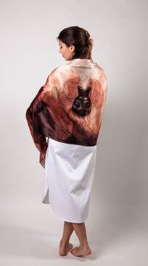 Шёлковый платок «Сгущение» — mindmachine.ru