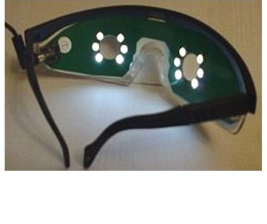 Glasses (white) for mind machine Navigator — mindmachine.ru