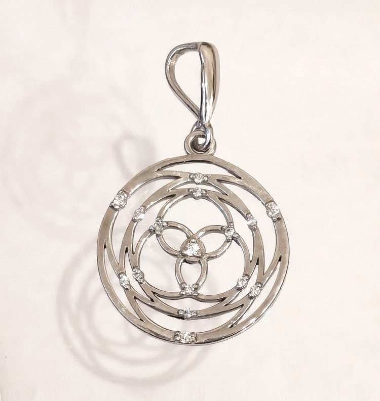 Pendant (spiral, small, transparent) фото 1 — mindmachine.ru