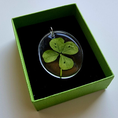 Клевер четырехлистник 5 см — mindmachine.ru