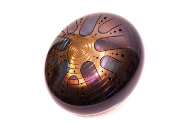 15960. Глюкофон без гравировки, зеркальная спираль (30 см, двусторонний) — mindmachine.ru