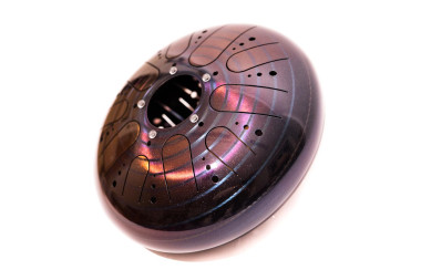 15960. Глюкофон без гравировки, зеркальная спираль (30 см, двусторонний) — mindmachine.ru